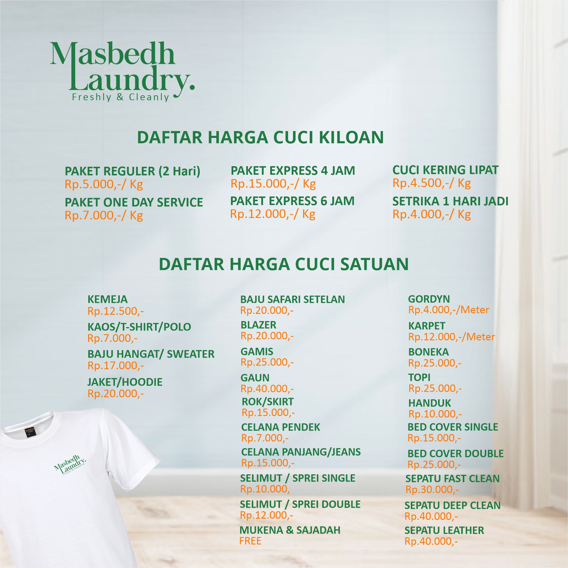Daftar Harga